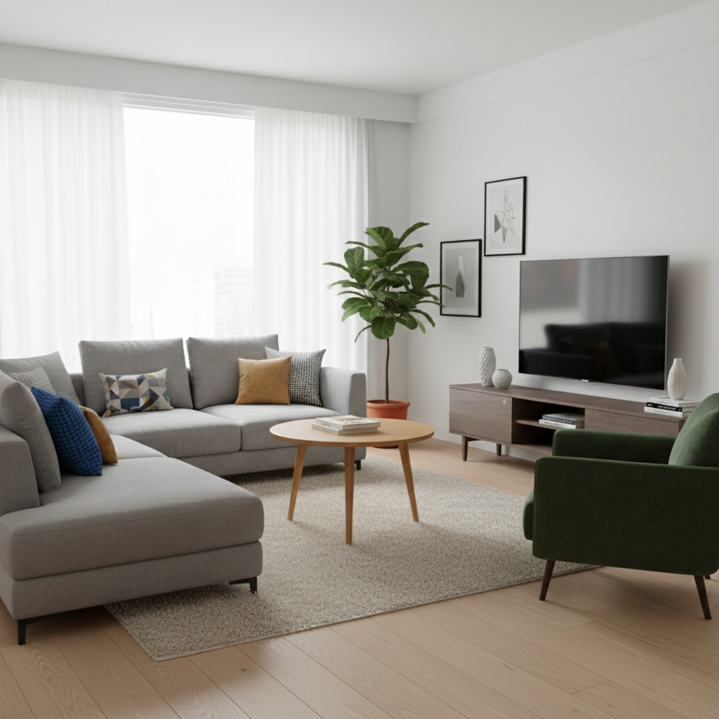 Circle Top Coffee Table